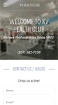 Mobile Screenshot of kvhealthclub.net